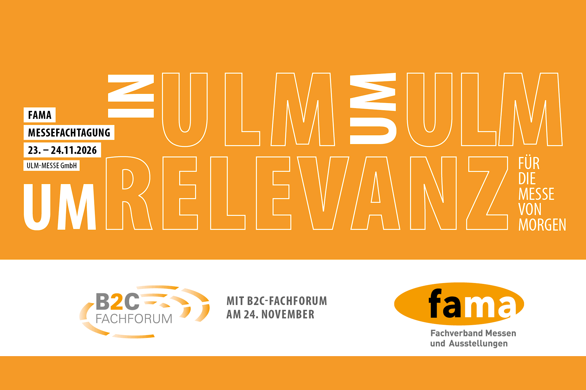 FAMA-Messefachtagung 2026 in Ulm